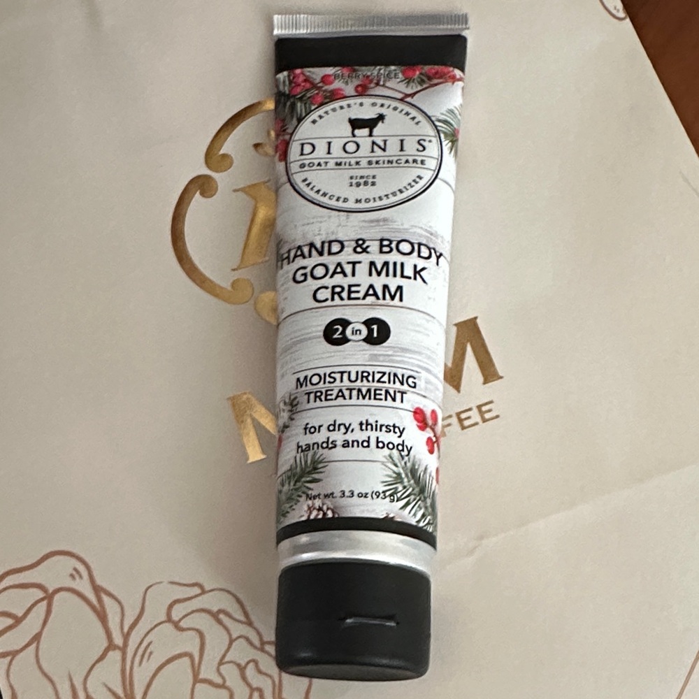 Dionis Hand & Body Goat Milk Cream - berry spice